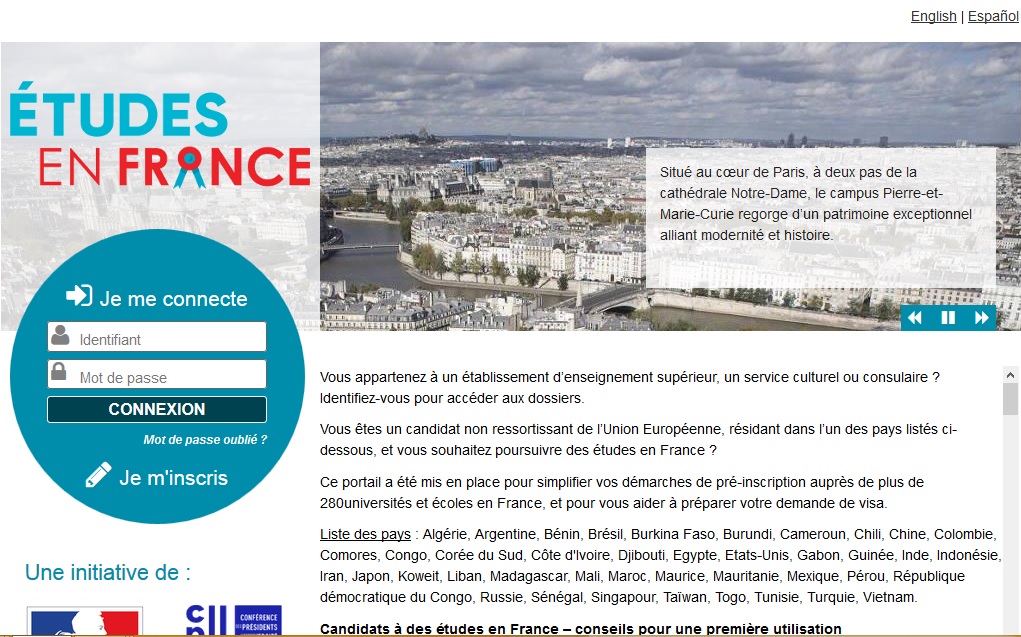 Les procédures de Campus France Egypte  Campus France