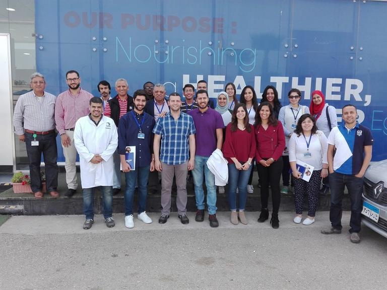 La visite de l'usine de produits laitiers Danone 